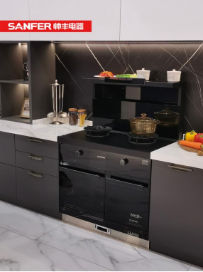 小空间大容量，帅丰TJ3-8B集成灶+JS-W20集成水槽洗碗机重新定义厨房
