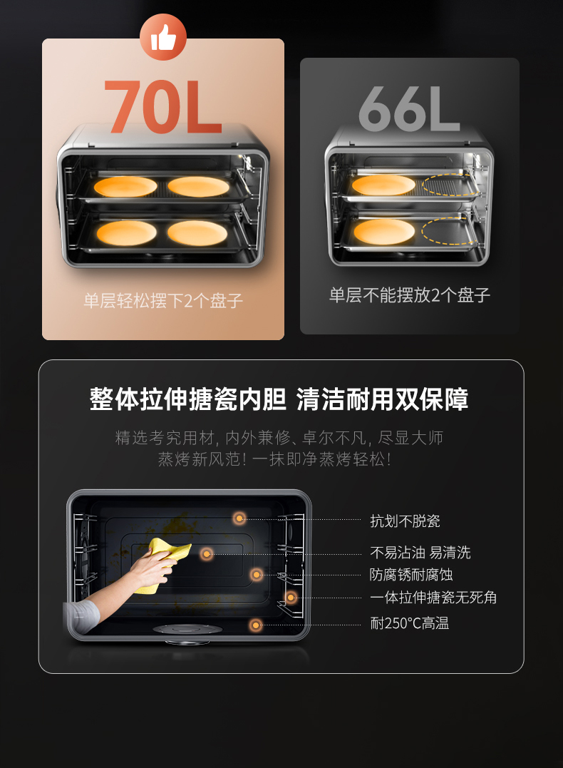 帅丰天机3蒸烤一体集成灶