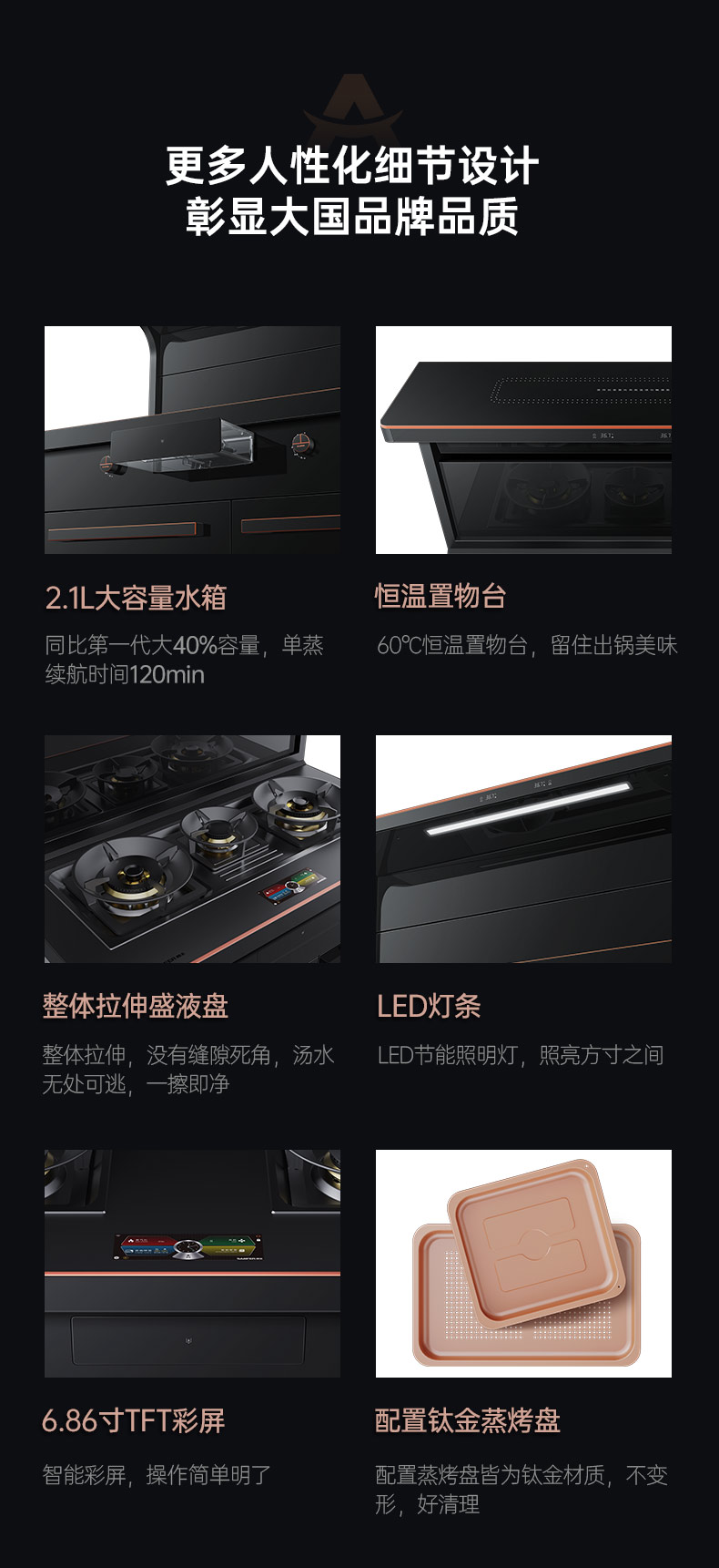 帅丰星辰X1双子星蒸烤独立(100Pro)集成灶