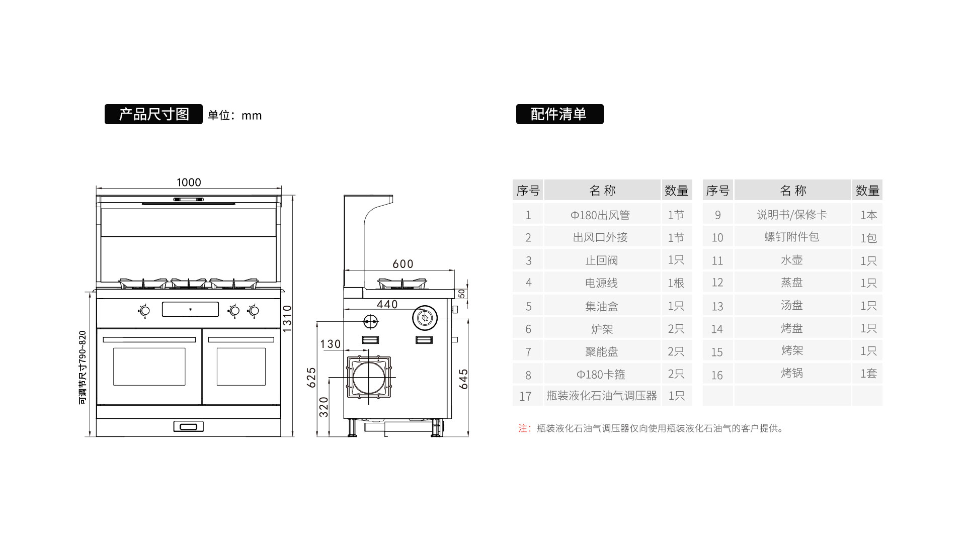 帅丰星辰X1双子星蒸烤独立(100Pro)集成灶