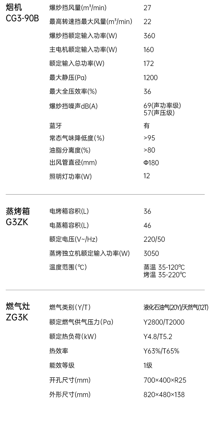 帅丰G3 归·爱 蒸烤独立集成烹饪中心